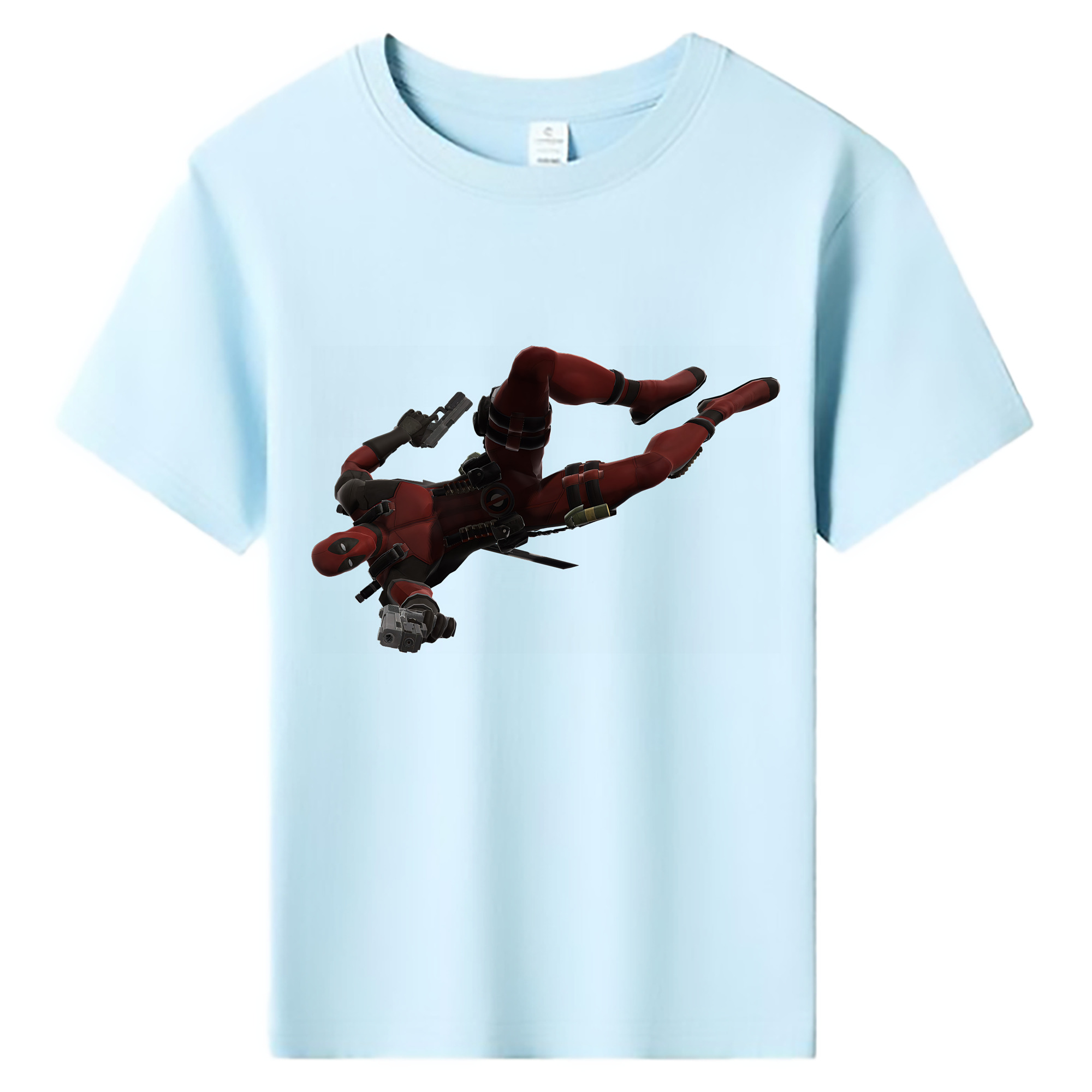 （画像用） Deadpool デッドプール 綿100％キッズTシャツ（フロントプリント）